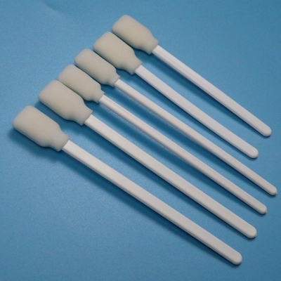 106 mm Adesivo bianco in PP rettangolare Spugna Swab per la pelle Antisettico Spuma Medica Swab Applicatore