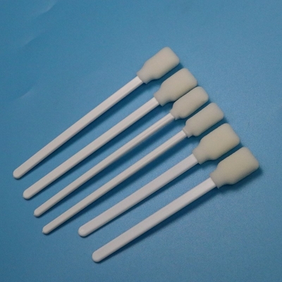 106 mm Adesivo bianco in PP rettangolare Spugna Swab per la pelle Antisettico Spuma Medica Swab Applicatore