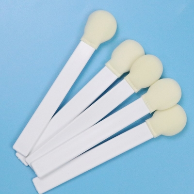 145mm bianco PP Stick 30mm Grande testa rotonda Spugna Stick Medical Swab applicatore di schiuma