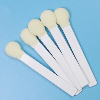 145mm bianco PP Stick 30mm Grande testa rotonda Spugna Stick Medical Swab applicatore di schiuma