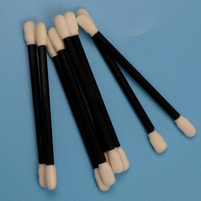 Libero di linto doppio terminale compresso Swab piccolo bagno pulito Swab di schiuma per la pulizia auto con maniglia nera