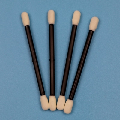 Libero di linto doppio terminale compresso Swab piccolo bagno pulito Swab di schiuma per la pulizia auto con maniglia nera