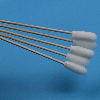 720 Lint Free Legno bastoncino Soft Foam Cover cotone Swab Cleanroom applicatore
