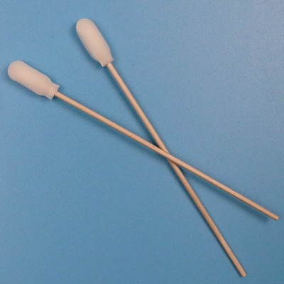720 Lint Free Legno bastoncino Soft Foam Cover cotone Swab Cleanroom applicatore
