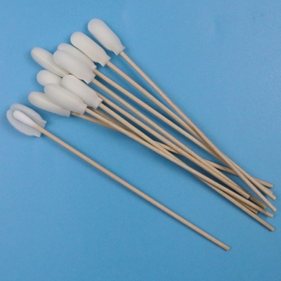 720 Lint Free Legno bastoncino Soft Foam Cover cotone Swab Cleanroom applicatore