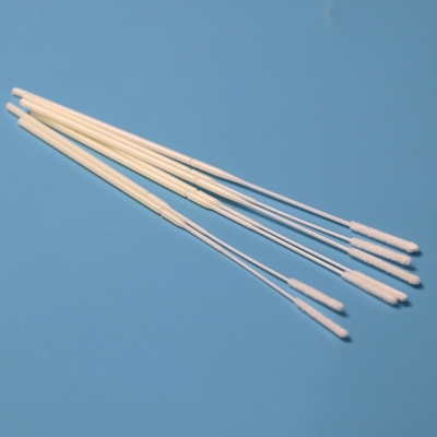 Swab nasale di nylon a fiocco avvolto individualmente Swab sterile per la raccolta di campioni con tubo