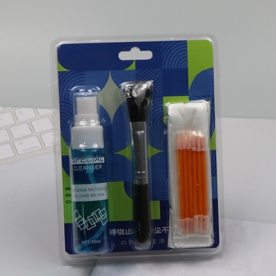 4 in 1 Lint Free Screen Cotton Bud Computer Cleaning Kit con liquido