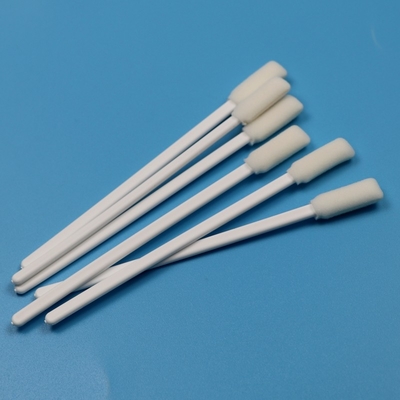 TX712 Lint Free White PP Stick 10mm Rectangular Cleanroom Swab Printer Swab di schiuma ESD per la pulizia