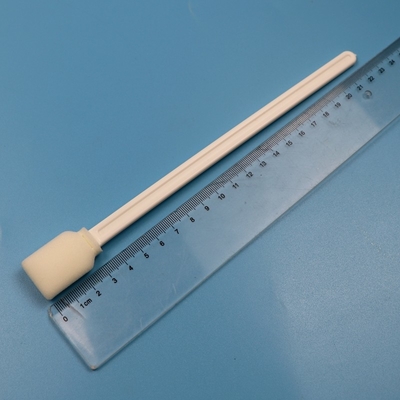 228mm Lint Free Bianco Extra Long Handle Rectangular Cleanroom Swab Stampa UV Swab di schiuma per la pulizia