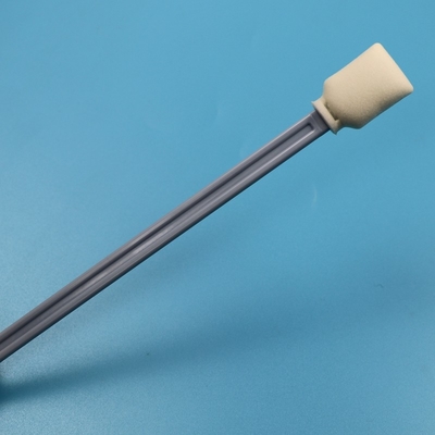 228mm Lint Free Blue Long Handle Swab Rectangular Cleanroom Swab da stampante di grande formato Swab di schiuma da pulizia