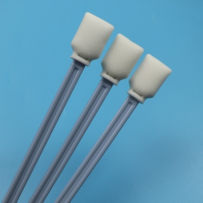 228mm Lint Free Blue Long Handle Swab Rectangular Cleanroom Swab da stampante di grande formato Swab di schiuma da pulizia