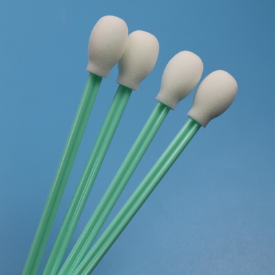 180mm Lint Free Extra Long Handle Round Sponge Swab Cleanroom Swab Circolare di pulizia