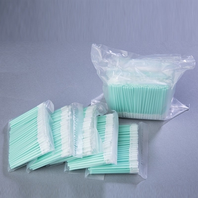 Strumenti per la pulizia a micro scanalatura di tipo 76 mm Swabs a punta di schiuma con maniglia PP robusta