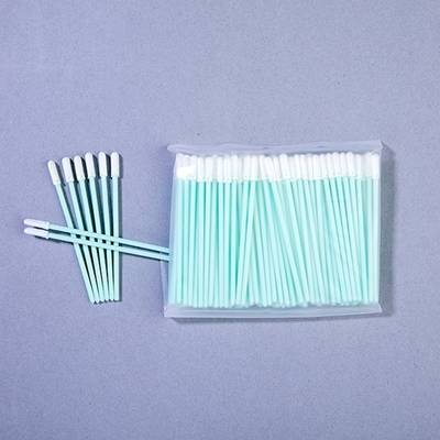 Strumenti per la pulizia a micro scanalatura di tipo 76 mm Swabs a punta di schiuma con maniglia PP robusta
