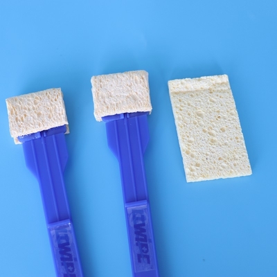 Applicatore di tamponi di cellulosa di schiuma medica ad alta assorbente