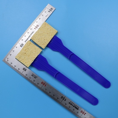 Alto assorbimento di superficie ambientale campionamento di schiuma tamponi di cellulosa bastoncino montato tampone di spugna per laboratorio