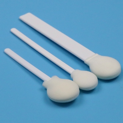 108 mm bastoncino in PP bianco usa e getta 30 mm grande testa rotonda bastoncino spugna circolare medico applicatore di tampone di schiuma