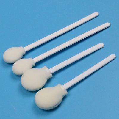 108 mm bastoncino in PP bianco usa e getta 30 mm grande testa rotonda bastoncino spugna circolare medico applicatore di tampone di schiuma
