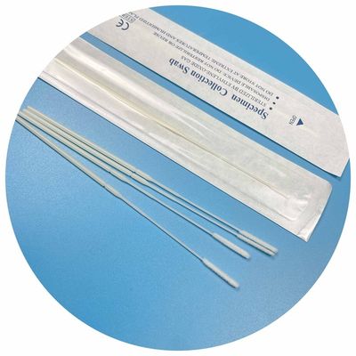 Tampone sterile per campionamento gas EO con punta floccata in nylon - Lunghezza 150 mm, design con punto di rottura, certificato CE per test medici/farmaceutici
