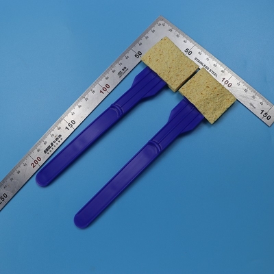 Coltello monouso in PP Swab di schiuma di cellulosa per campionamento della superficie ambientale Coltello spugna per laboratorio