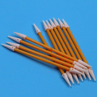 Lint Free Orange Stick Spugna a doppia estremità a punta dettagliata Swab Cleanroom Swab di schiuma