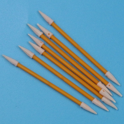 Lint Free Orange Stick Spugna a doppia estremità a punta dettagliata Swab Cleanroom Swab di schiuma