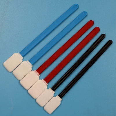 Kit di tamponi per la pulizia di precisione per auto in microfibra con bastoncini in PP rossi senza pelucchi
