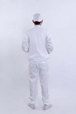 Completo Uniforme con Collo a Coreana Antistatico Perfetto per Professionisti dell'Elettronica e del Settore Farmaceutico in Ambienti Controllati