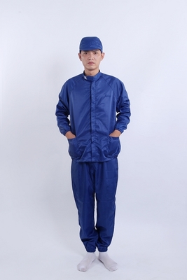 Completo Uniforme con Collo a Coreana Antistatico Perfetto per Professionisti dell'Elettronica e del Settore Farmaceutico in Ambienti Controllati