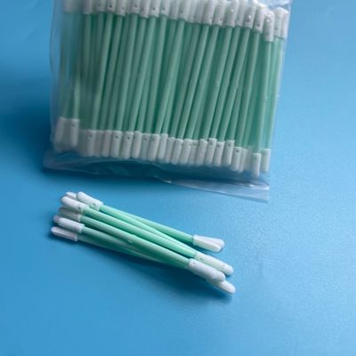Tampon in schiuma a doppia estremità da 72 mm - Punta piccola da 3,8x3,4 mm - per pad di saldatura PCB, pin di connettore e residui di chip - 100 pezzi