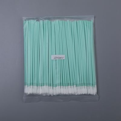 TX761 Swab di poliestere in camera pulita con punta senza lingotti e maniglia PP resistente per la pulizia di PCB e lenti ottiche 6.6 pollici 100pcs