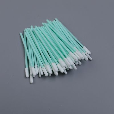 70 mm Swab di poliestere a testa piccola - punta ultra-sottile da 2 mm - per fluido PCB, pasta di saldatura, pin di connettore e slot per sensori - 100 pezzi