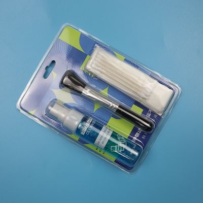 Salviette detergenti in microfibra portatili 4 in 1 per la pulizia di schermi, kit per la pulizia di lenti per laptop con soluzione