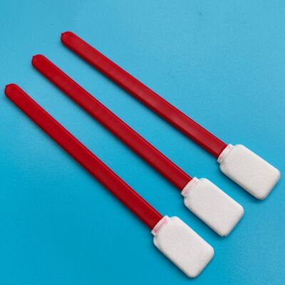 714 Lint Free Red Handle Car Cleaning Swab dettagliato Swab in microfibra Swab in camera pulita Swab in poliestere per la pulizia delle superfici