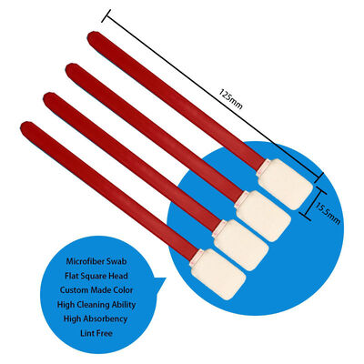 714 Tampone per pulizia auto quadrato piatto e privo di lanugine Tampone in microfibra Clanroom per la pulizia dello schermo