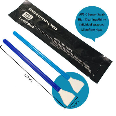 Tamponi con sensore in microfibra da 16 mm avvolti individualmente per fotocamere APS-C Tampone di dettaglio per la pulizia della fotocamera DSLR