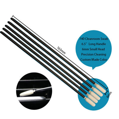 TX740 Tampone di precisione in spugna da 6,5" senza pelucchi con manico extra lungo Tampone in schiuma per pulizia stampante per la pulizia dell'auto