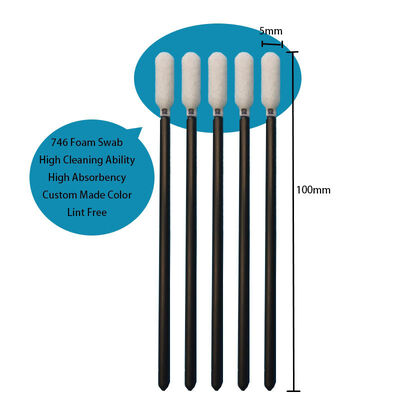 TX746 Tampone per pulizia automobilistica con manico nero senza pelucchi, spugna per dettagli, tampone in schiuma di precisione per la pulizia dell'auto