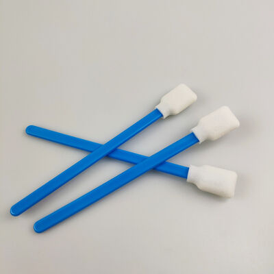 5mm Head Thickness Foam Cleaning Swabs Lint Free Cleanroom Swab Total Length 71mm Tool for Semiconductor and Optical Component Cleaning Tasks