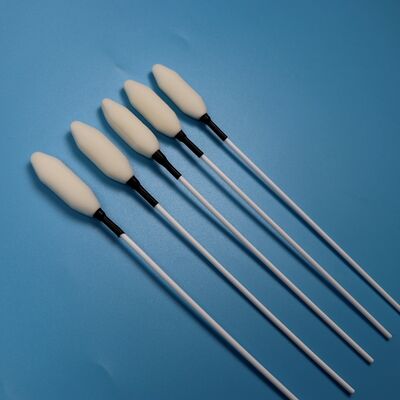 Tampone di pulizia medico in spugna monouso lungo da 21 cm con tampone in spugna, punta in schiuma, trocar, per ospedale