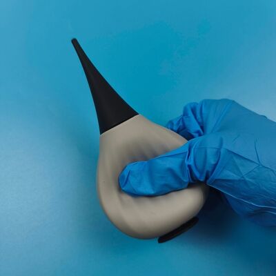 Soffiatore per la pulizia delle lenti della fotocamera in silicone ad alto flusso d'aria avvolto individualmente Soffiatore per la pulizia delle lenti della fotocamera con ugello morbido
