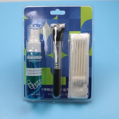 4 in 1 Pulizzatore portatile di schermo Lenti pulizie di microfibra asciugamani Soft Brush Kit di pulizia schermo Kit di pulizia di lenti Kit di pulizia laptop Kit di pulizia