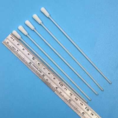 145 mm ABS Stick Flocked Nylon Sterile Swab Test influenzale campionamento di campionamento di campionamento orale raccolta di campioni di campionamento senza punto di rottura