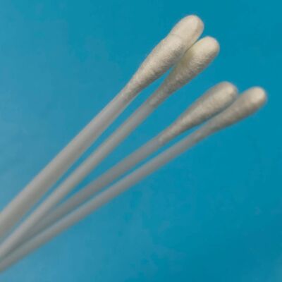 9cm PS Stick Sterile Dacron Swab Orale Esempio di prova dell'influenza Raccolta di campioni di superficie di campionamento per il monitoraggio ambientale