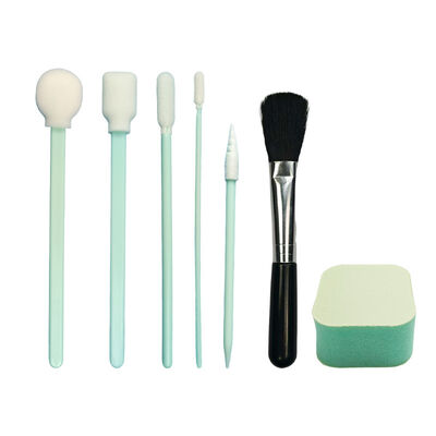 Kit di tamponi in schiuma per pulizia di precisione portatile Kit di tamponi per dettagli Kit di pulizia per auto con spazzola in spugna