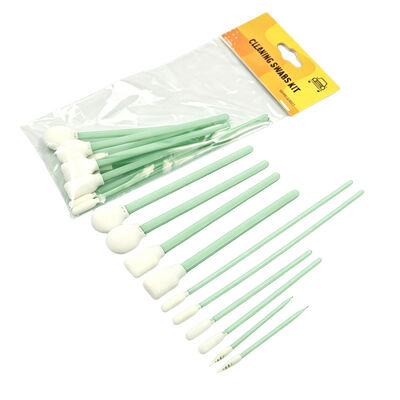 Kit di tamponi in schiuma per pulizia di precisione portatile Kit di tamponi per dettagli Kit di pulizia per auto con spazzola in spugna