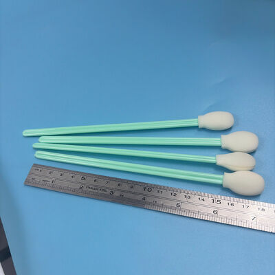 Swab di spugna rotonda da 180 mm - Maniglia verde, 50 pezzi - per ventilazioni a climatizzatore, crepe del cruscotto, tracce dei sedili e griglie defroster - Automotive