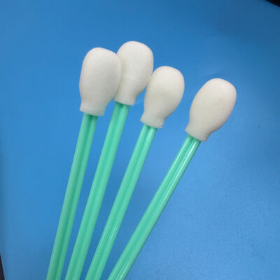 Swab di spugna rotonda da 180 mm - Maniglia verde, 50 pezzi - per ventilazioni a climatizzatore, crepe del cruscotto, tracce dei sedili e griglie defroster - Automotive