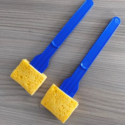 Tampone per il prelievo di campioni microbici con spugna di cellulosa staccabile, tampone per il campionamento di superfici, tampone per il monitoraggio ambientale per laboratorio