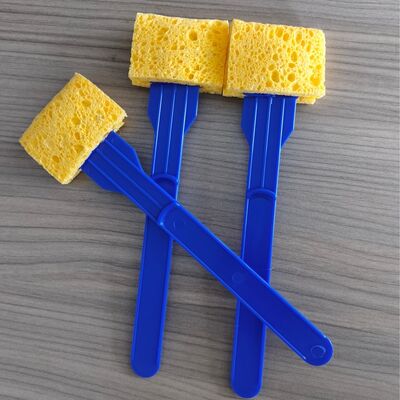 Tampone per il prelievo di campioni microbici con spugna di cellulosa staccabile, tampone per il campionamento di superfici, tampone per il monitoraggio ambientale per laboratorio